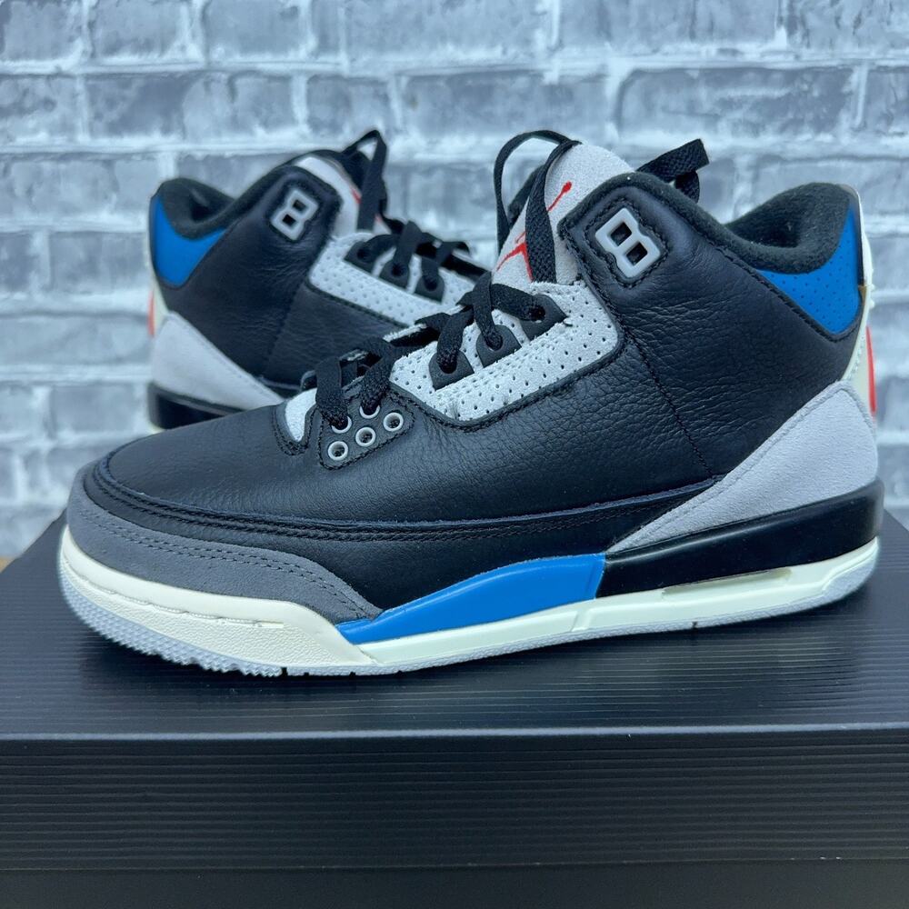 Nike Air Jordan 3 Retro OG (GS) Black Rare Air IB8968-004 Size 4.5Y / Women 6